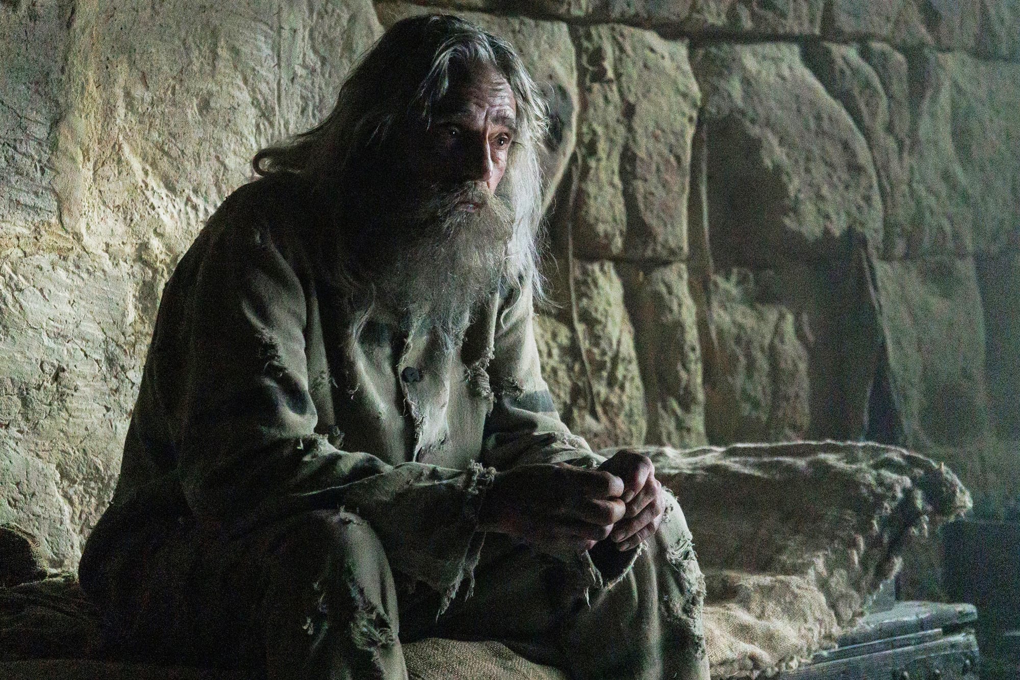 Jeremy Irons as Abbé Faria in 'The Count of Monte Cristo'