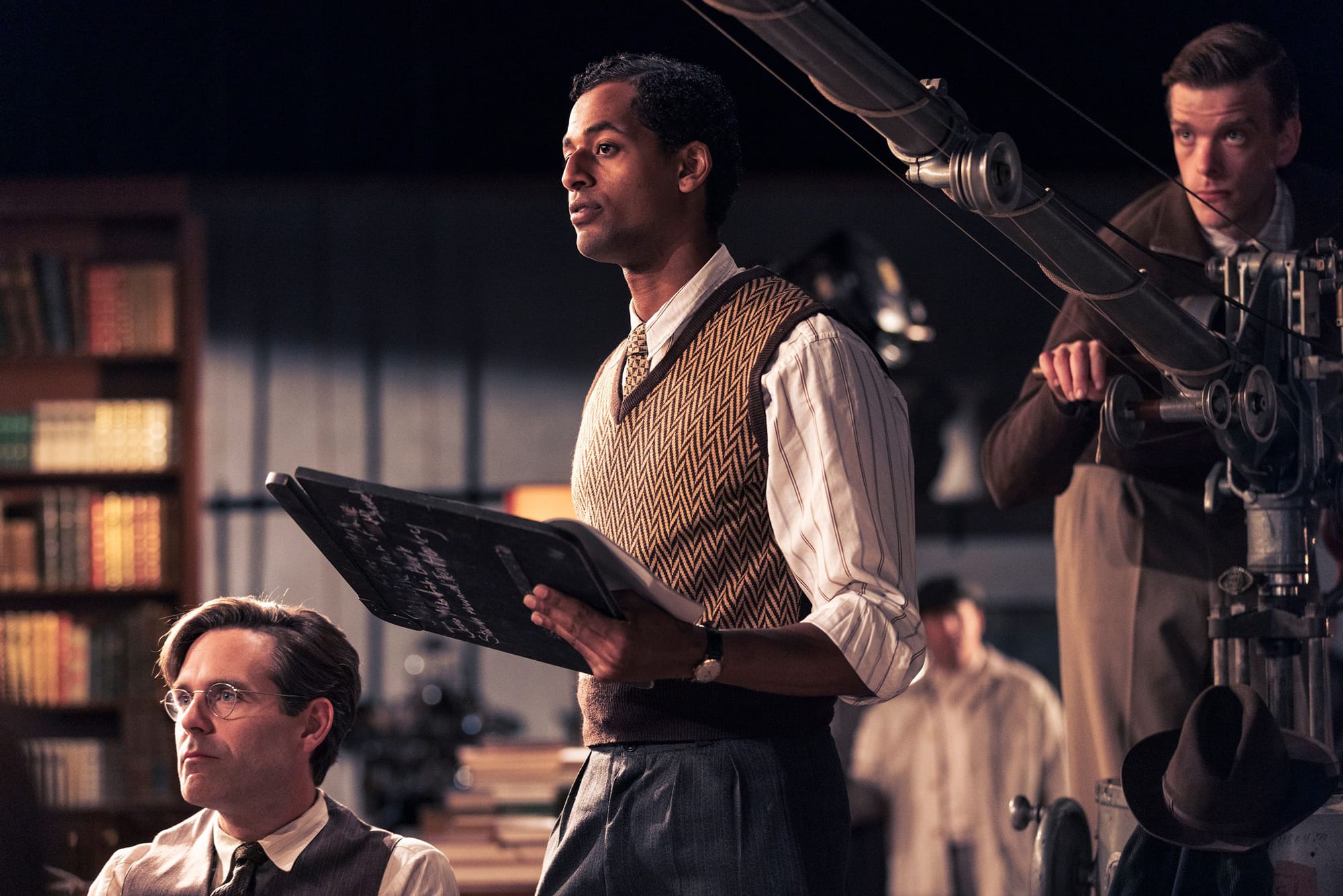 Luke Norris as Jack Mackendrick and Michael Workéyè as Billy Fox in 'Bookish' Season 1