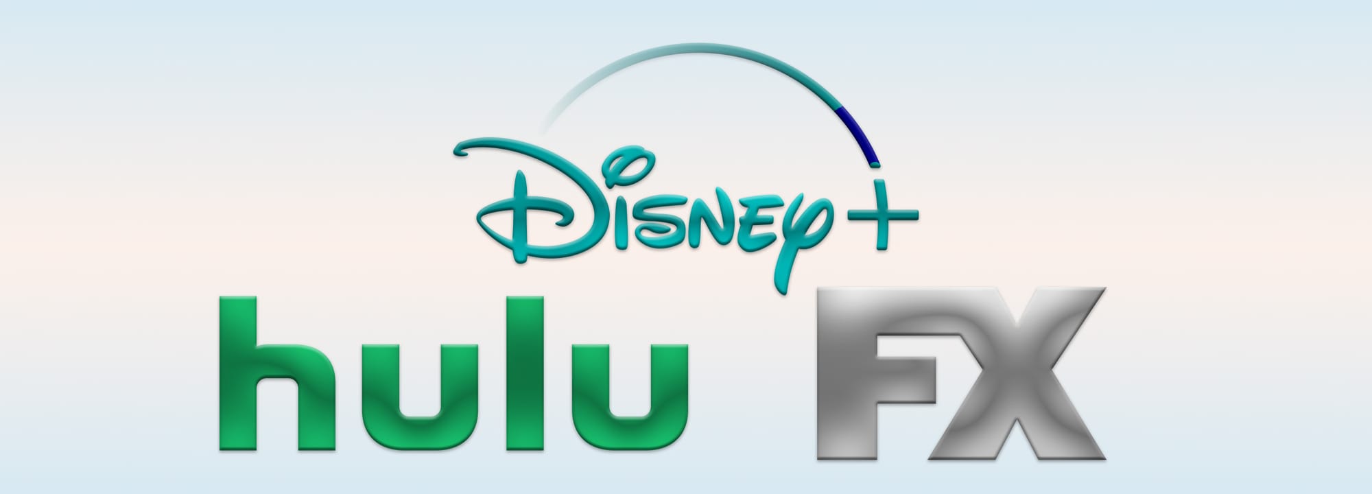 Disney+, Hulu, FX Logos