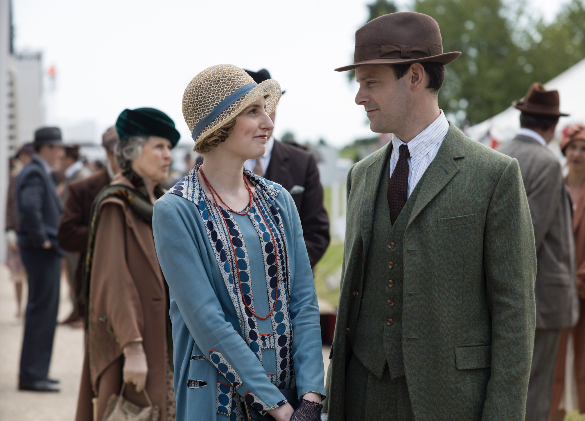 Lady Edith (Laura Carmichael) and Bertie Pelham (Harry Hadden-Peyton).