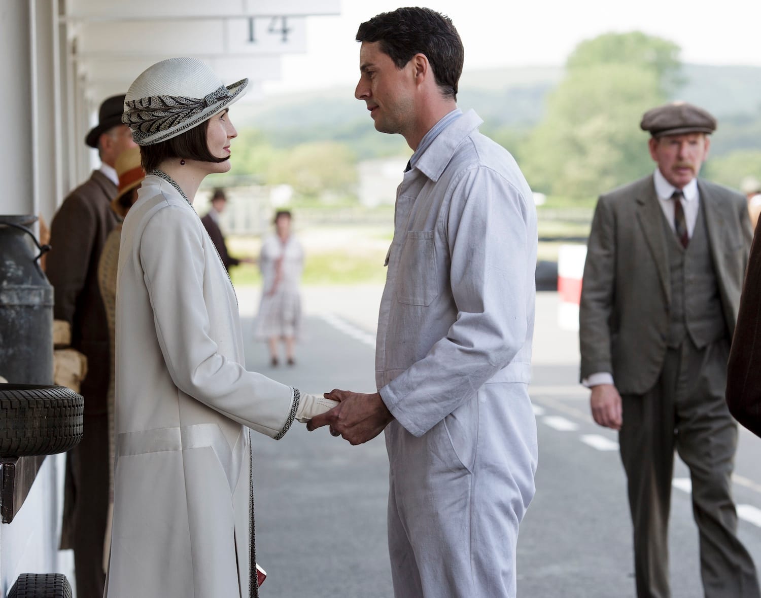 Lady Mary (Michelle Dockery) and Peter Talbot (Matthew Goode)