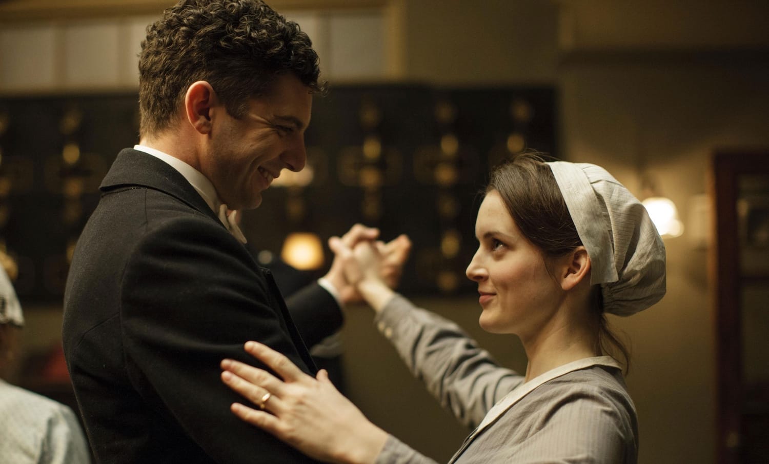 Daisy (Sophie McShera) and Andy (Michael Fox).