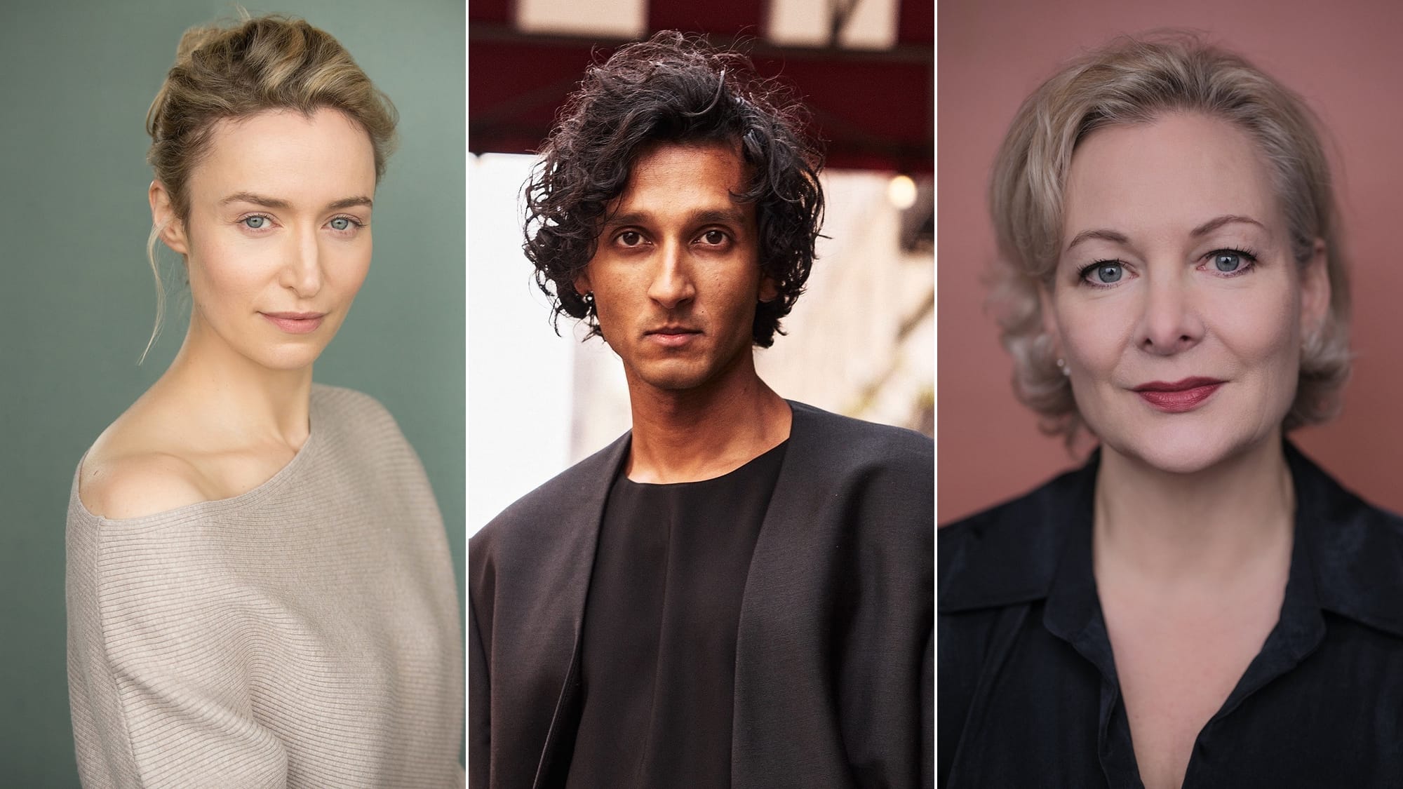 Headshots of Deirdre Mullins, Assad Zaman, and Sara Stewart