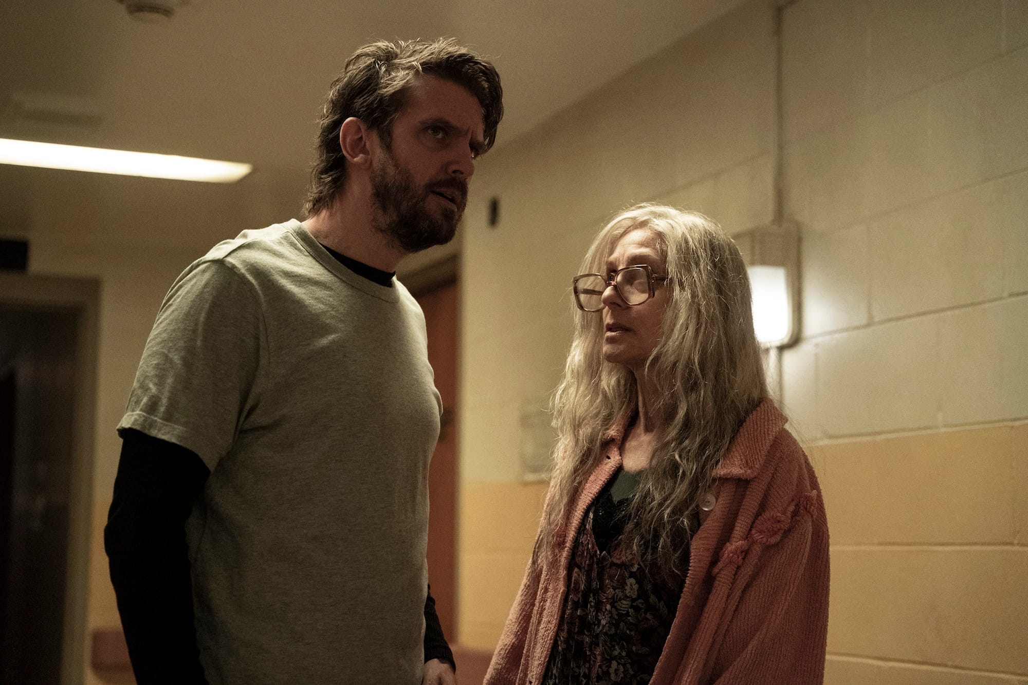 Dan Stevens and Judith Light in "The Terror: Devil in Silver"