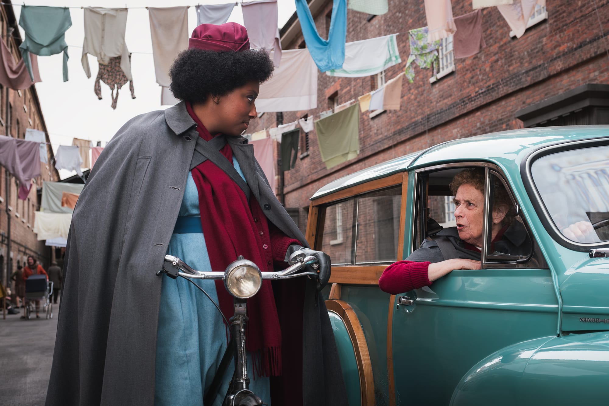 Renee Bailey and Linda Basset in 'Call the Midwife' Season 15