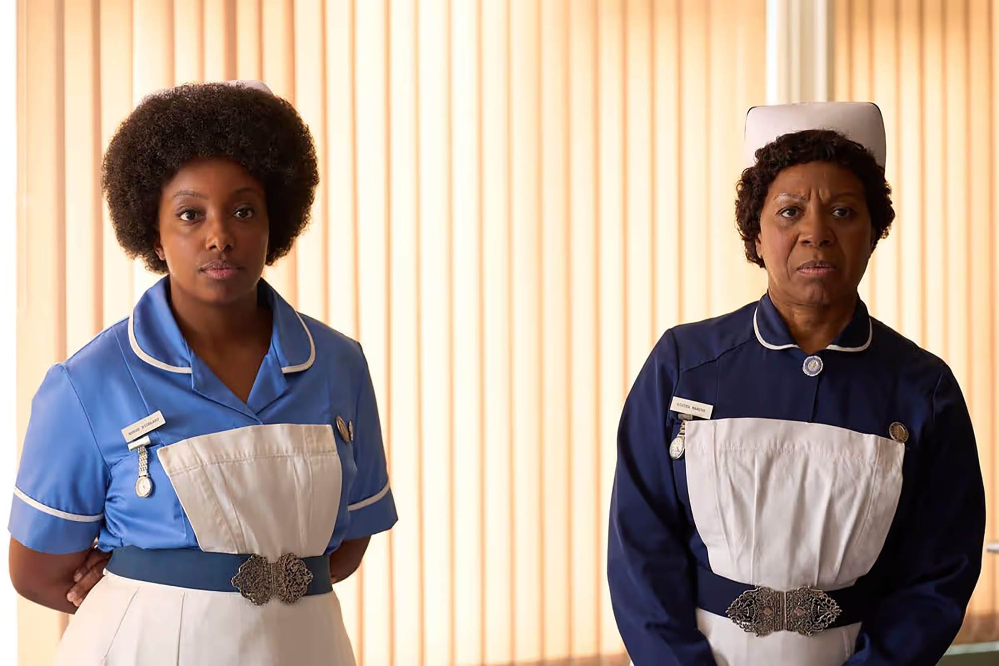 Renee Bailey and Doreene Blackstock in 'Call the Midwife' Season 15