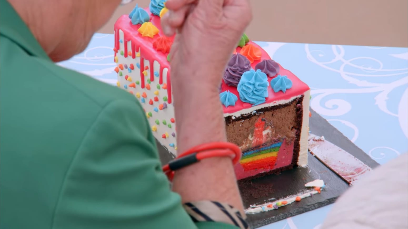 Janusz Cake within a Cake SurpriseJanusz Cake within a Cake Surprise&nbsp;Dessert Week Showstopper in The Great British Baking Show Collection 10