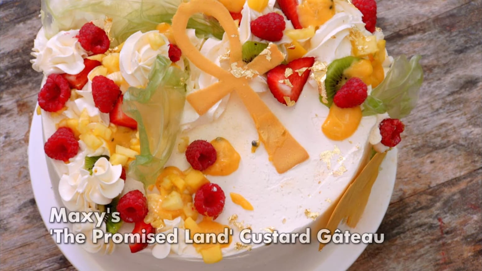 Maxy's The Promised Land Showstopper from The Great British Baking Show's Custard Week