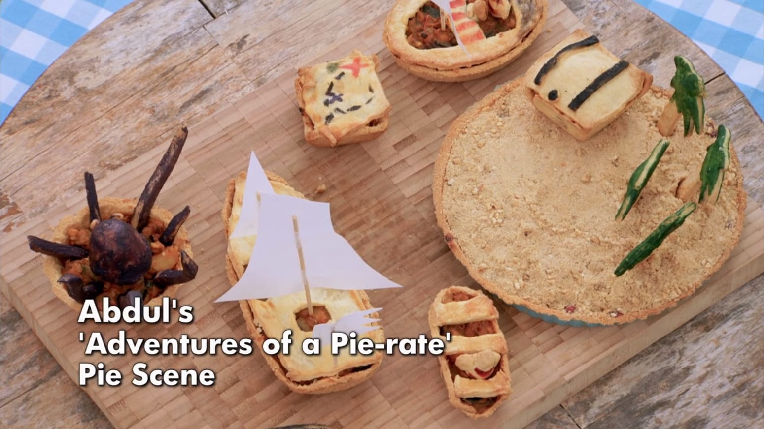 Abdul's Adventures of a Pie-rate&nbsp;Showstopper from The Great British Baking Show Collection 10's Pastry Week