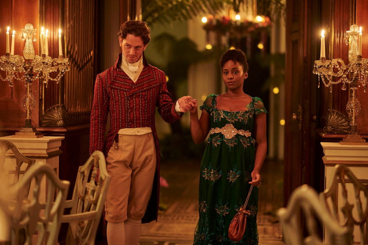 Crystal Clarke and Edward Davis in "Sanditon" Season 3