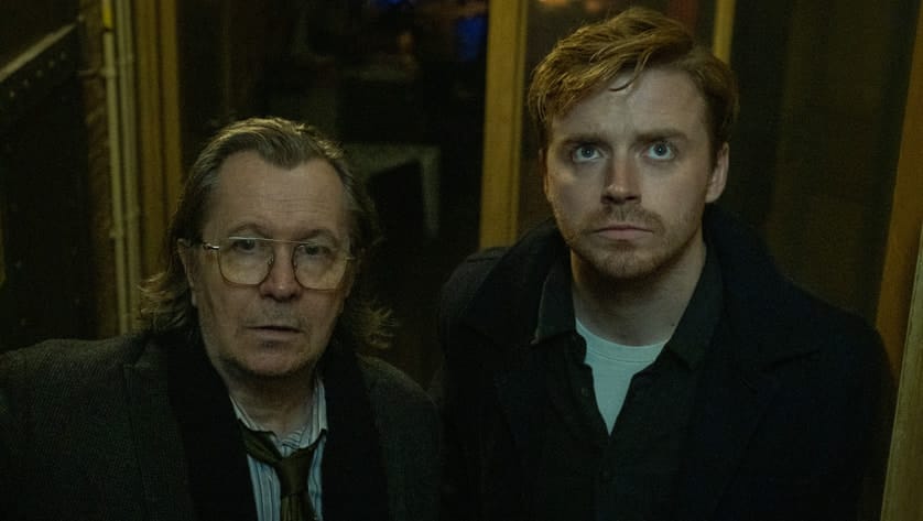  Gary Oldman as Jackson Lamb and Jack Lowden as River Cartwright in Slow Horses Season 1