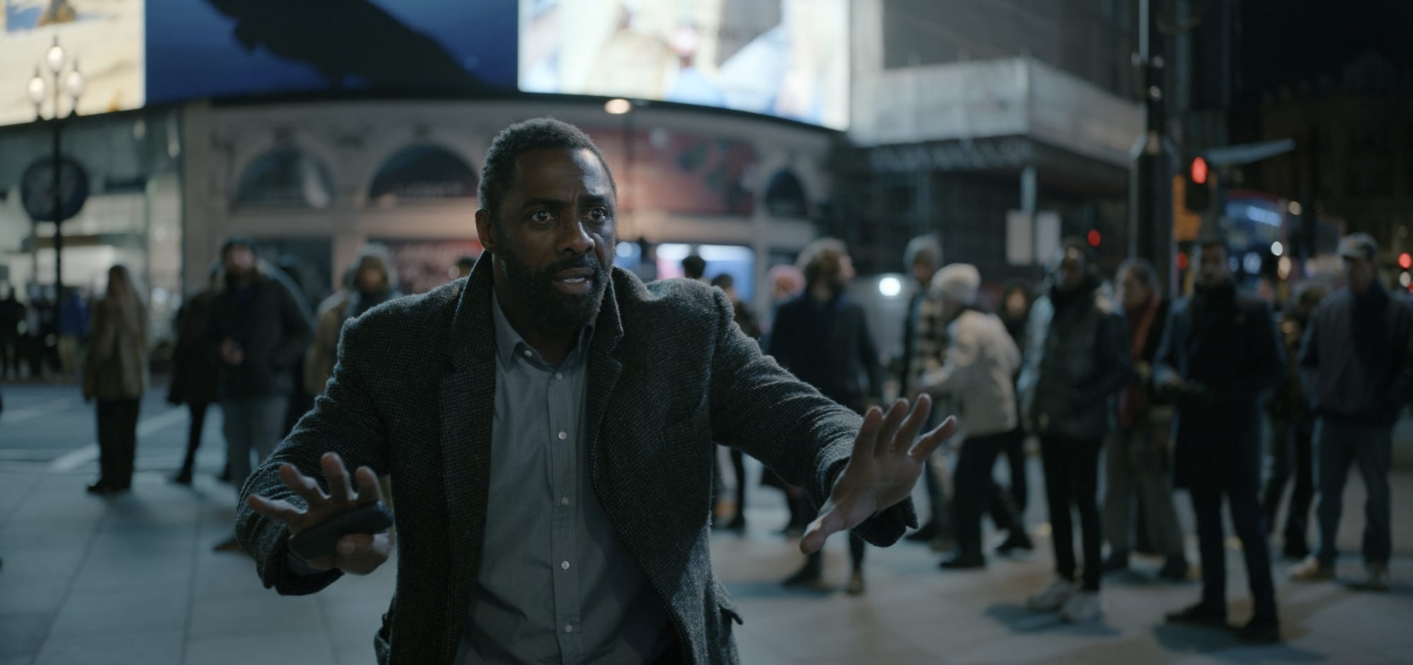 Idris Elba as John Luther in Luther: The Fallen Sun