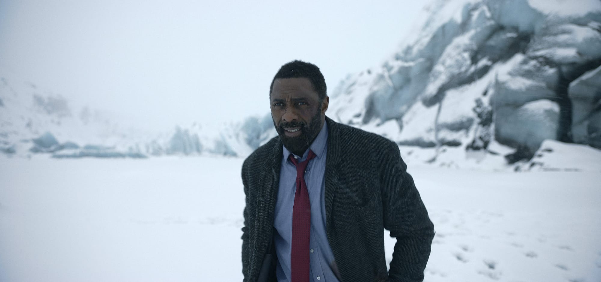Idris Elba as John Luther in Luther: The Fallen Sun