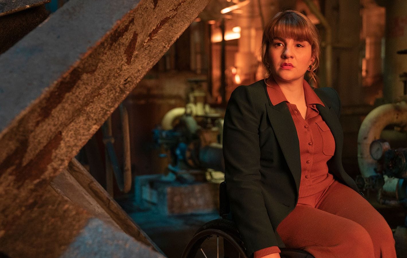 Ruth Madeley as Shirley Anne Bingham in the Doctor Who 60th Anniversary specials.