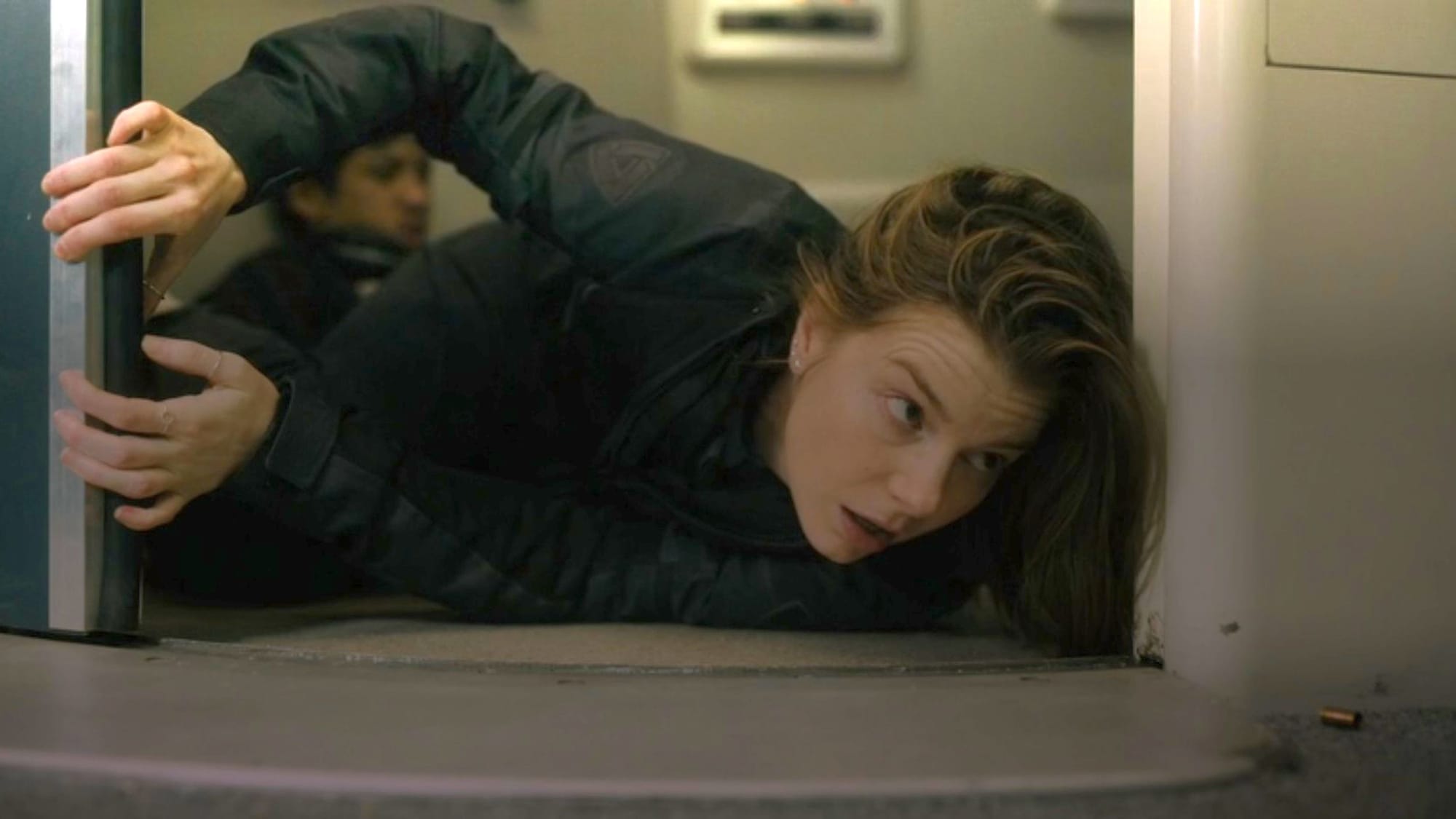 Christopher Chung as Roddy Ho and Aimee-Ffion Edwards as&nbsp;Shirley Dander&nbsp;in 'Slow Horses'