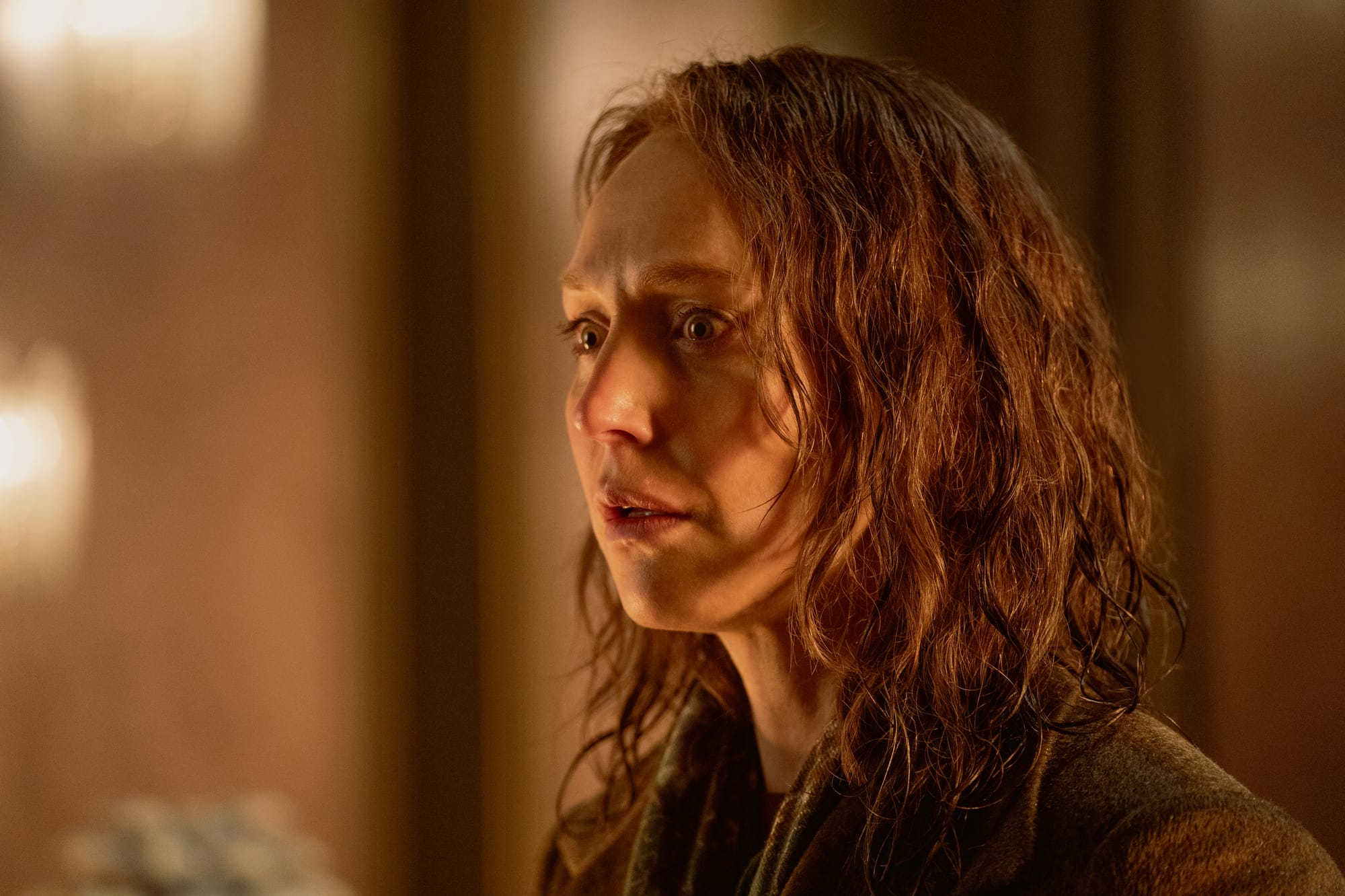 Hattie Morahan as Corinne Aldrich in Luther: The Fallen Sun.