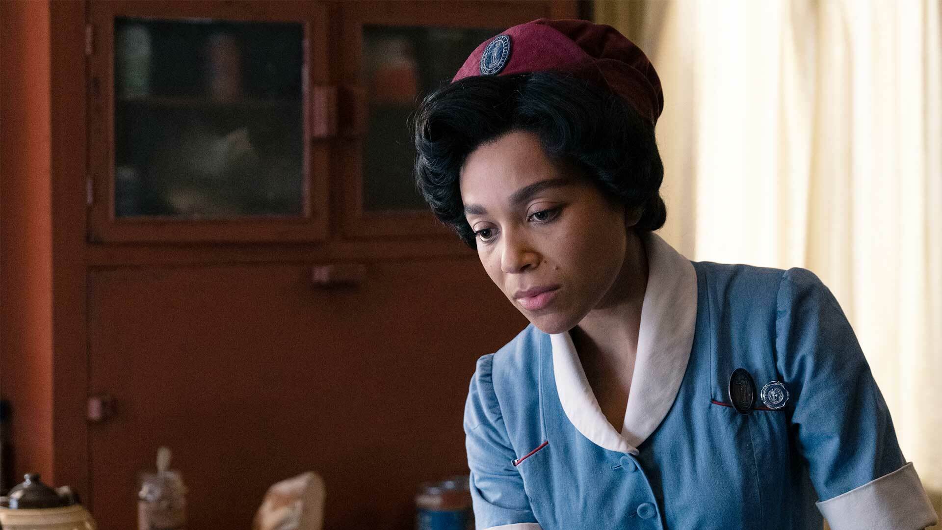 Nurse Lucille Robinson (Leonie Elliott).