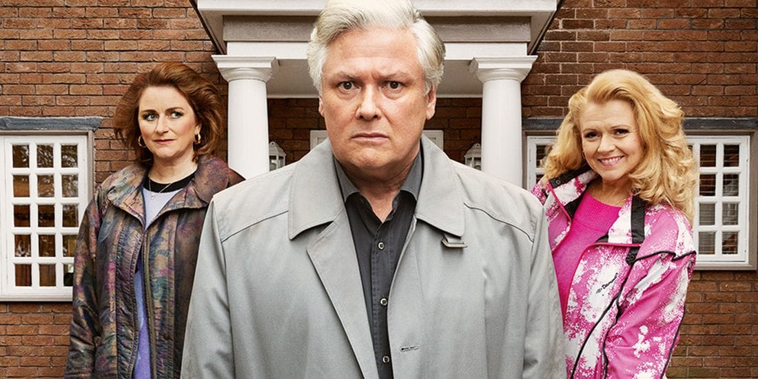 Rosie Cavaliero as Diane, Conleth Hill as Martin Parker, and&nbsp;Sian Gibson&nbsp;as Kath in 'Undoing Martin Parker'