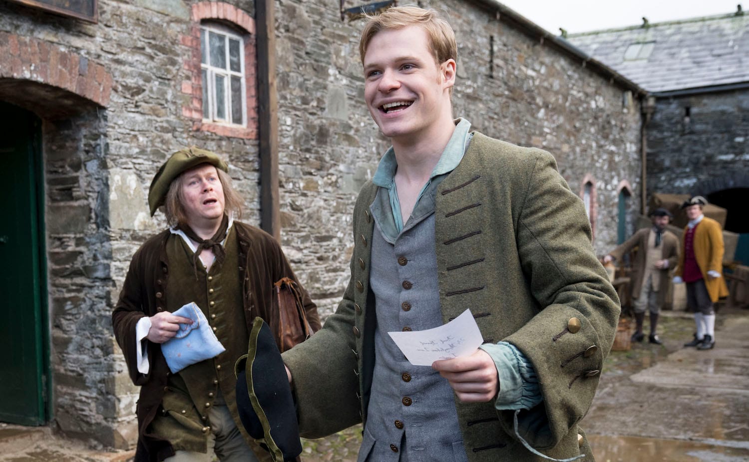 Tom Jones (Sollie McLeod) and Partridge (Daniel Rigby).