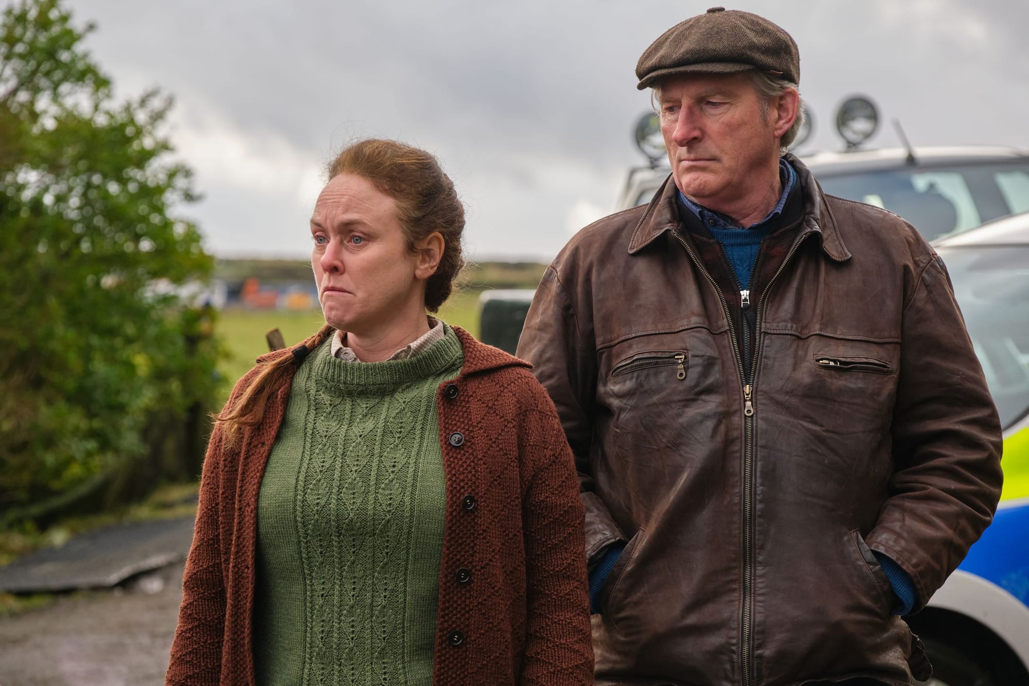Jennifer Hennessey as Moll Halpin and Adrian Dunbar as Alex Ridley in&nbsp;Ridley Season 1