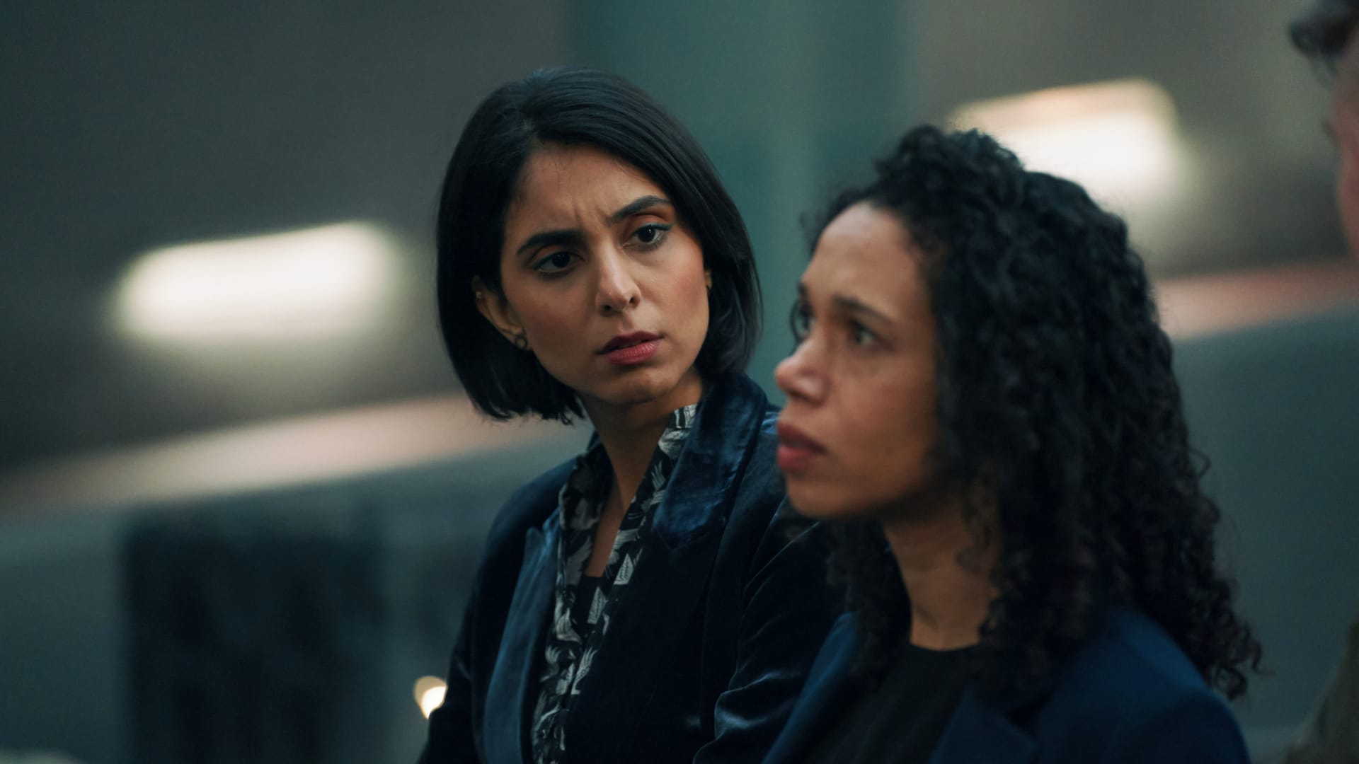 Anjli Mohindra and Vinette Robinson give standout performances as Archie and Janet in The Lazarus Project.