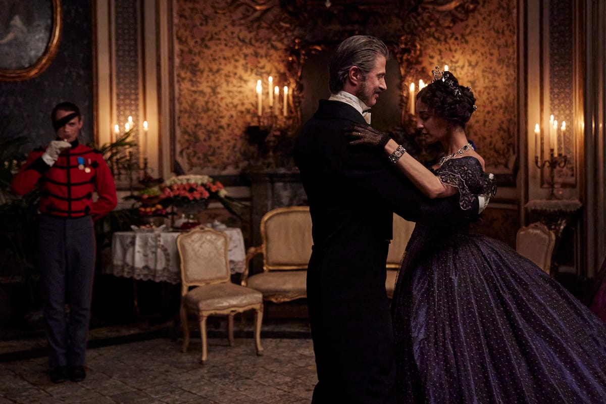 Kim Rossi Stuart and Astrid Melon in Netflix's "The Leopard"