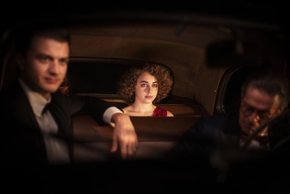 Rebecca Antonaci as&nbsp;Mimosa&nbsp;and Joe Keery as Sean Lockwood in 'Finally Dawn'