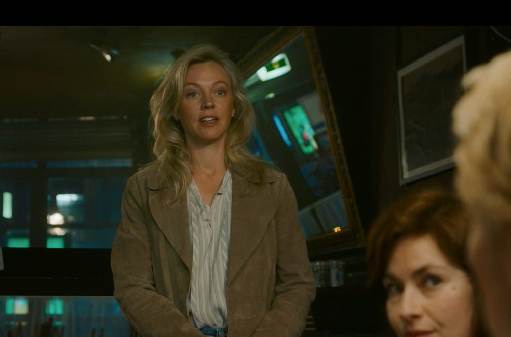 Lena Linderman (Loes Haverkort) makes her case for forgiveness and a second chance with her ex, Van der Valk (Marc Warren), while his team including&nbsp;Lucienne Hassell (Mamie McCoy) enjoy the drama.