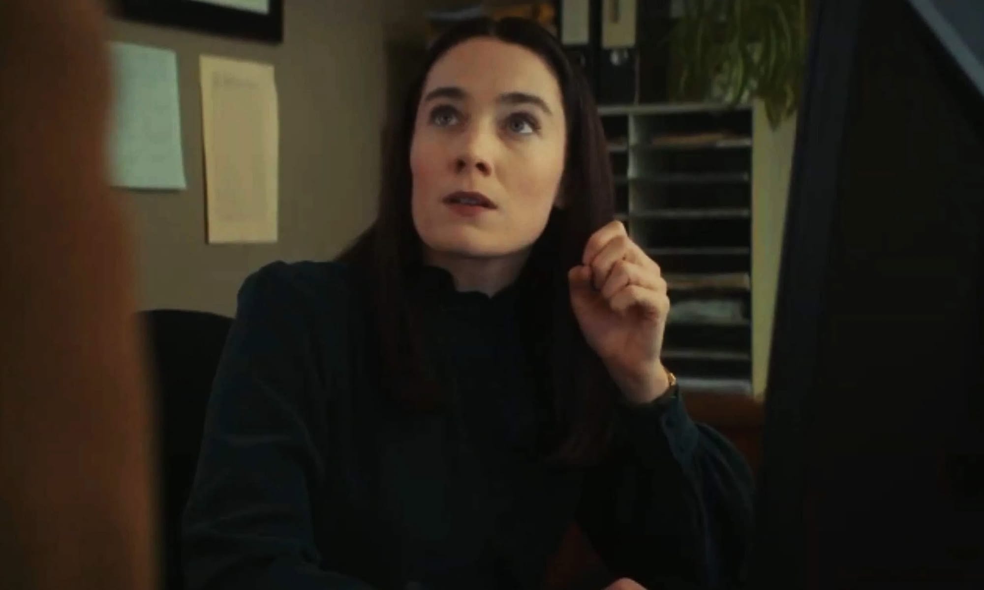 Siobhán Cullen as Elvira Clancy in 'Obituary'