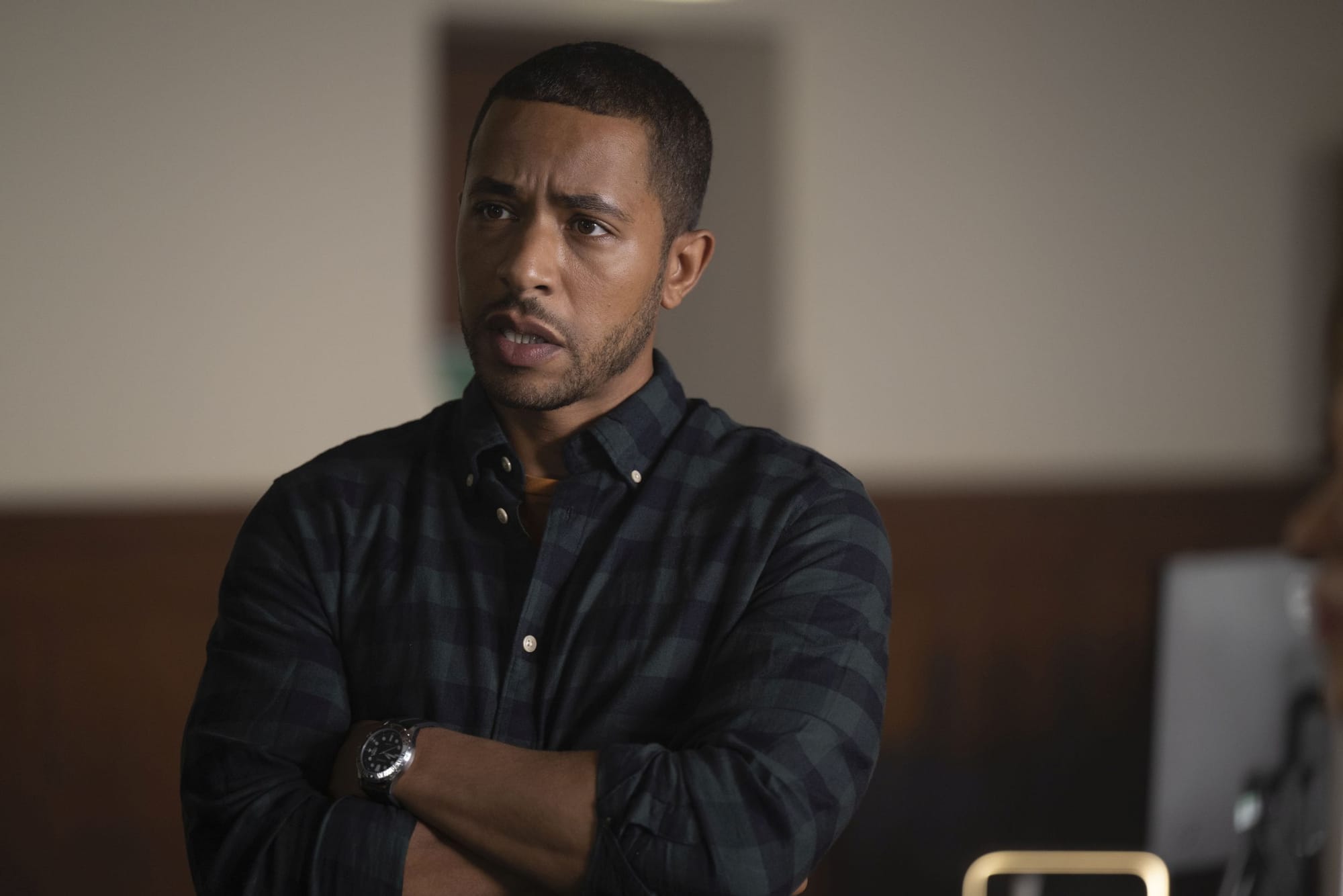 Ukweli Roach as DS Tyrone Clark in 'Annika' Season 2