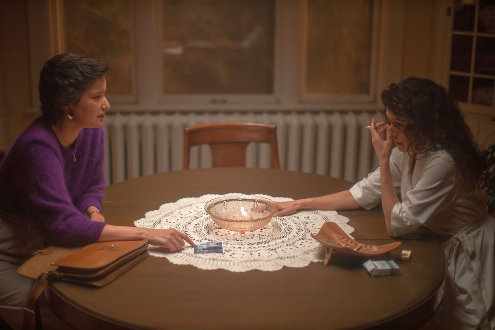 Darla Contois as Esther and Lisa Edelstein as Golda in 'Little Bird'