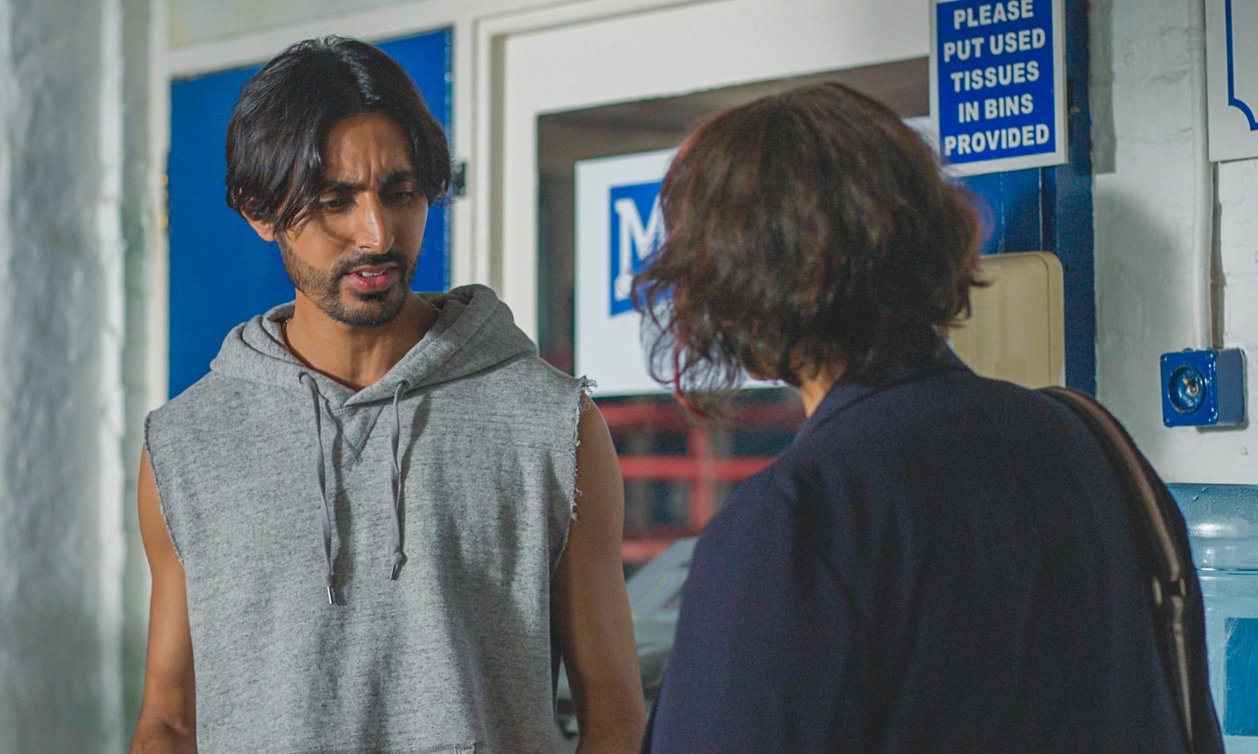 Gurjeet Singh as Tez and Meera Syal as Mrs. Sidhu in 'Mrs. Sidhu Investigates' Season 1