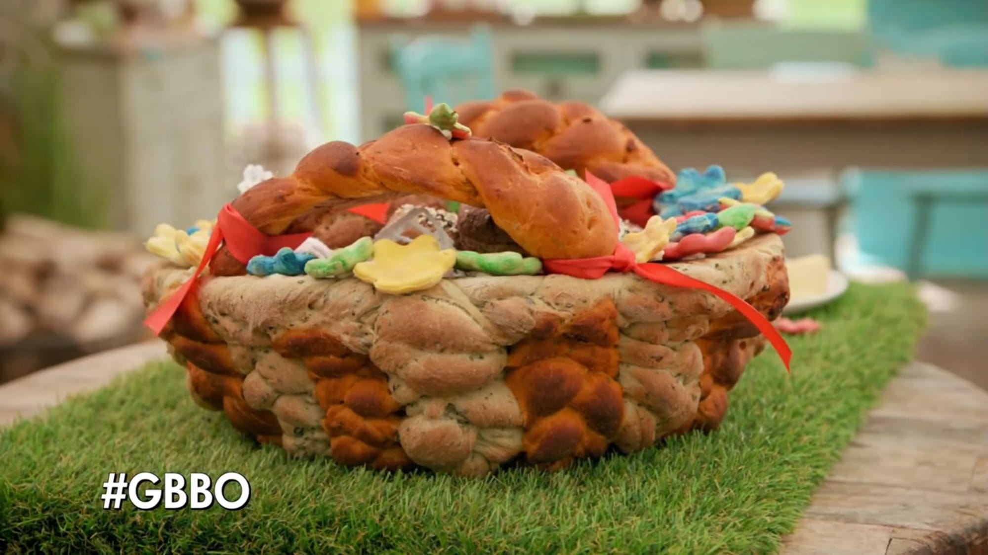 Dana’s Tea Beside the Sea Showstopper from 'The Great British Baking Show' Season 14's Bread Week