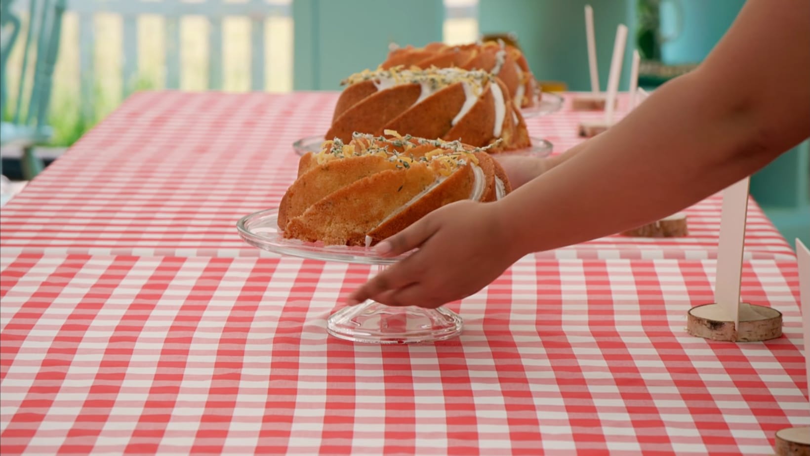 The Great British Baking Show Season 14's Botanical Week Technical Challenge Altar