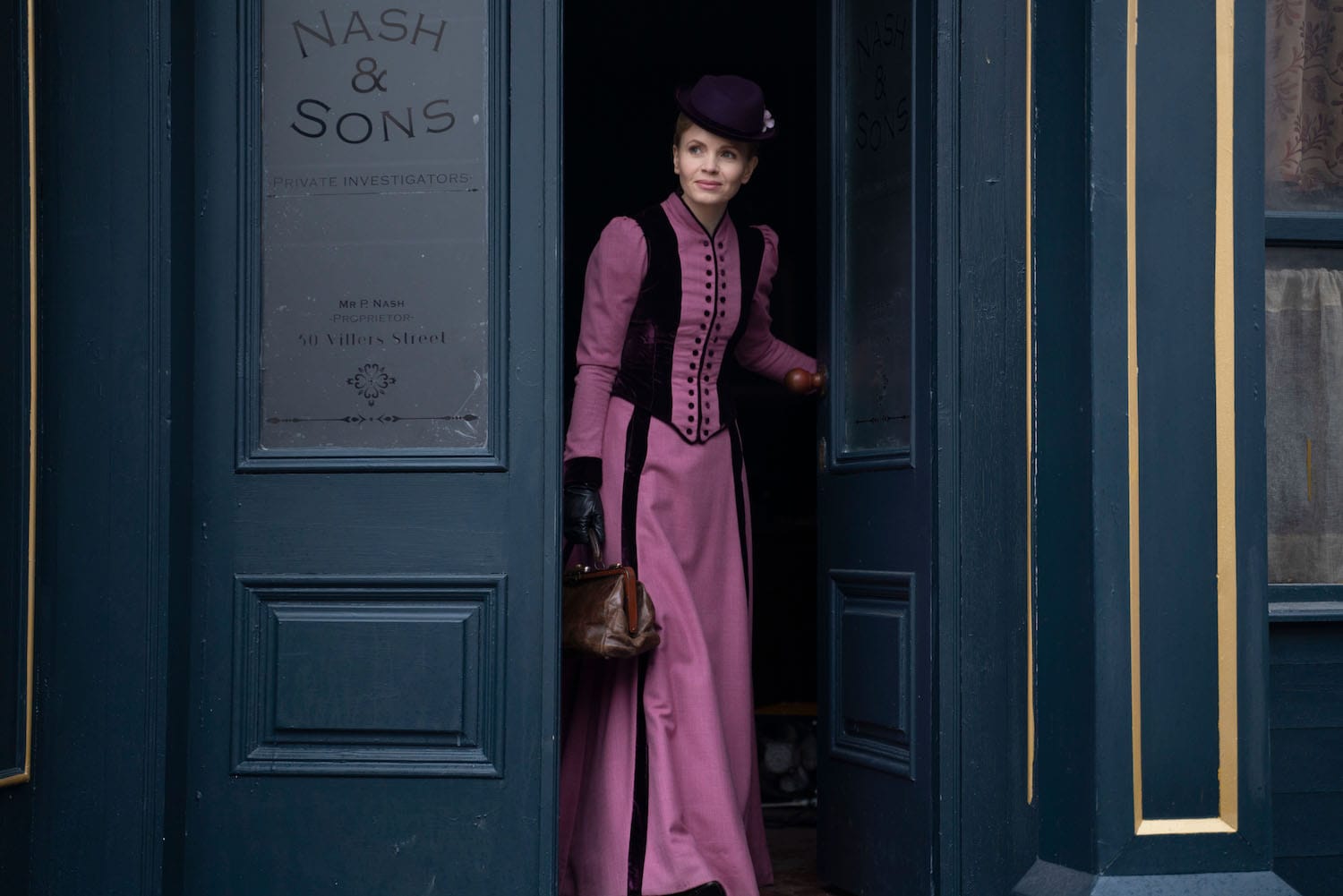 Kate Phillips in "Miss Scarlet &amp; the Duke' Season 4