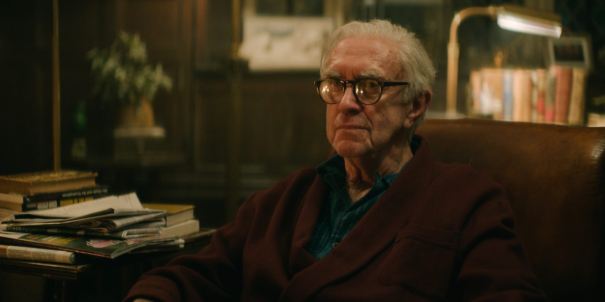 Jonathan Pryce as David Cartwright in his office in 'Slow Horses' Season 3