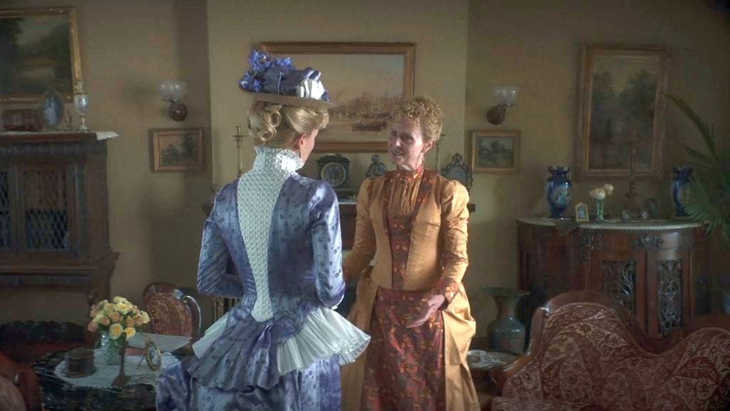 Cynthia Nixon as Ada Brook Forte and Louisa Jacobson as Marian Brook in 'The Gilded Age' Season 2