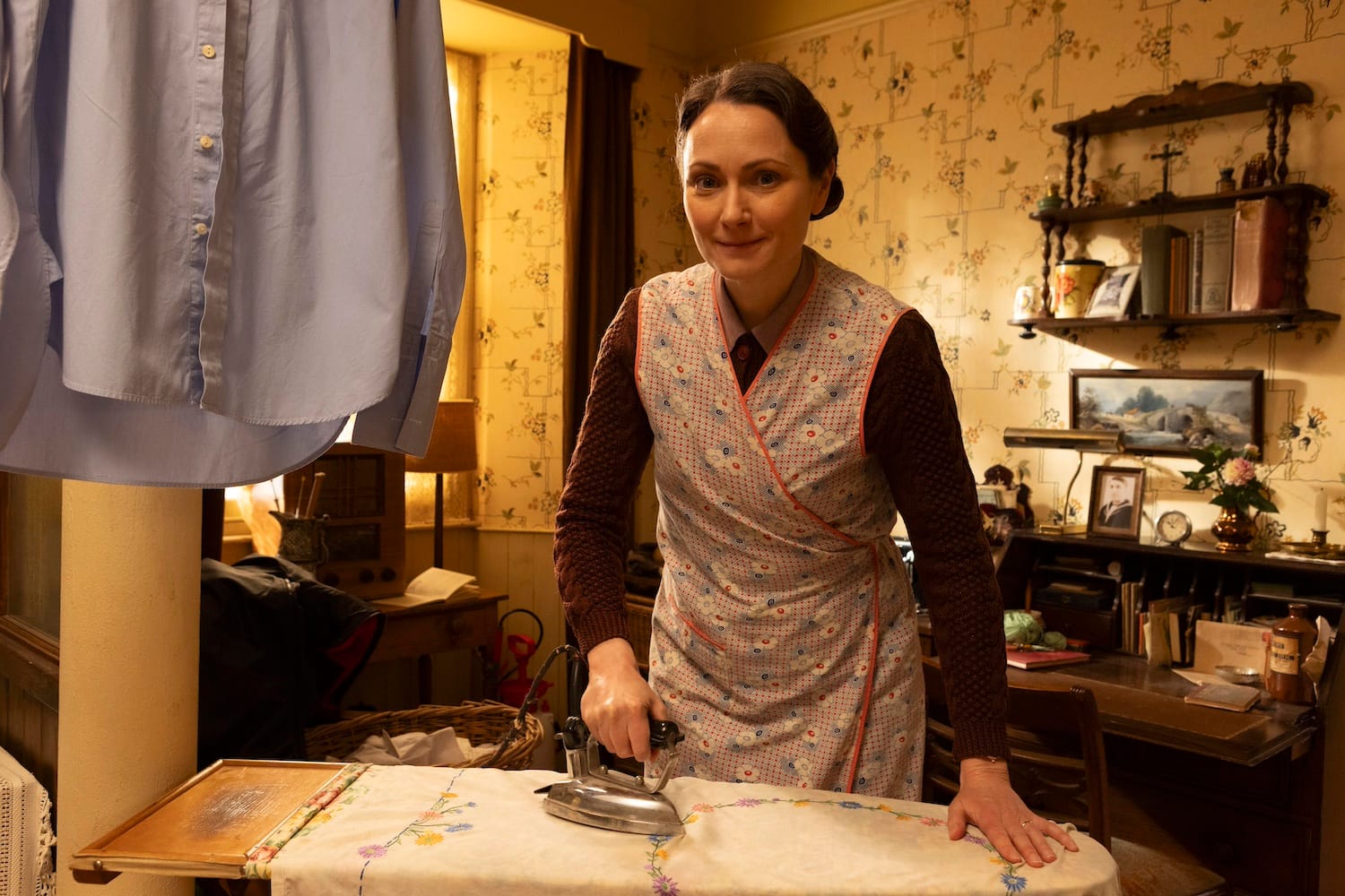 Mrs. Hall (Anna Madeley).