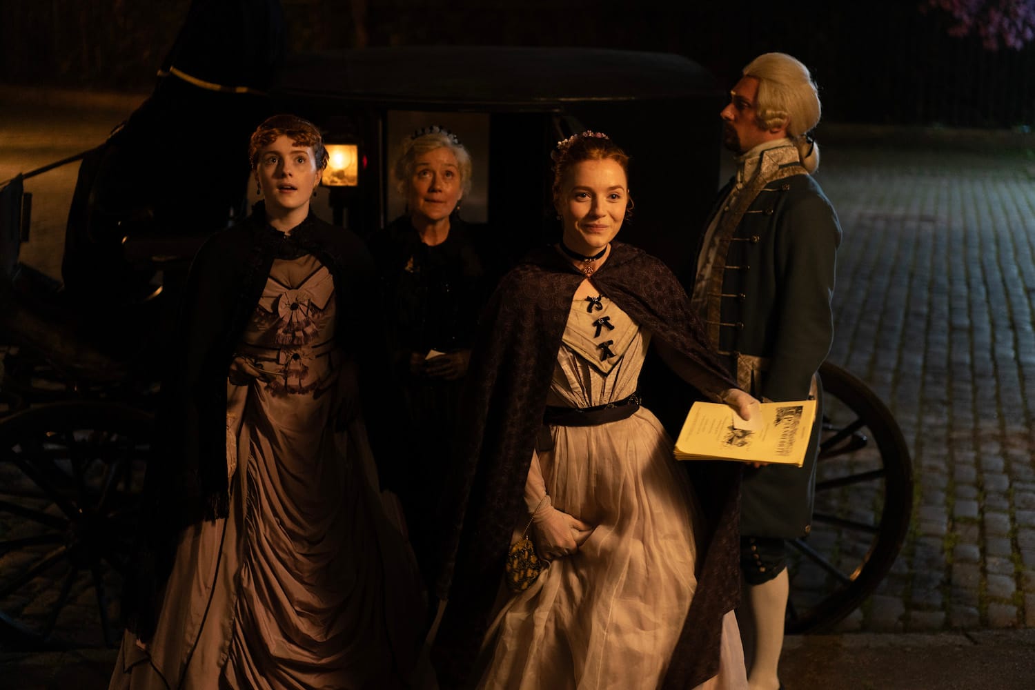 Harriet Slater and Hannah Onslow in "Belgravia: The Next Chapter"&nbsp;