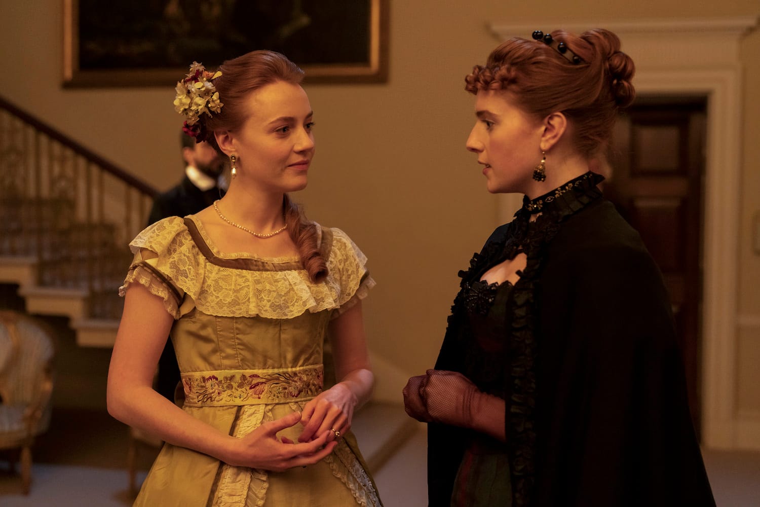 Harriet Slater and Hannah Onslow in "Belgravia: The Next Chapter"&nbsp;