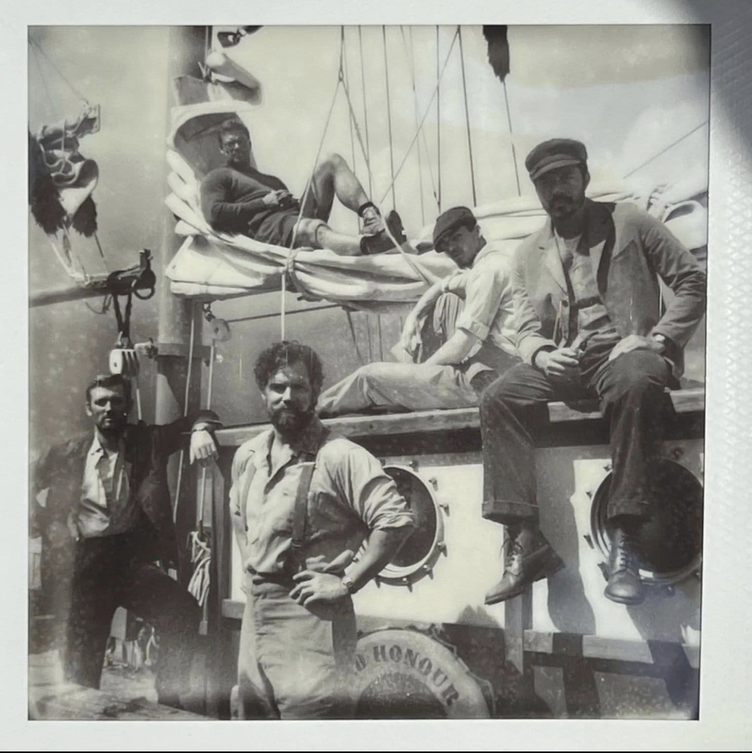 Henry Cavill as Gus March-Phillipps, with Alan Ritchson, Henry Golding, Alex Pettyfer, and Hero Fiennes Tiffin as his crew in 'The Ministry Of Ungentlemanly Warfare'