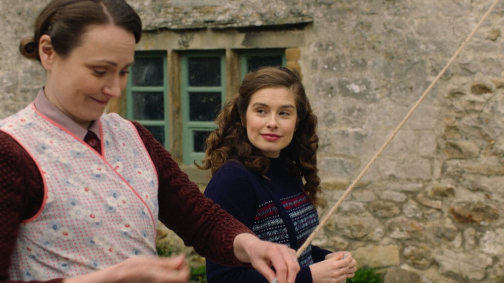 Mrs. Hall (Anna Madeley) and Helen Herriot (Rachel Shenton).