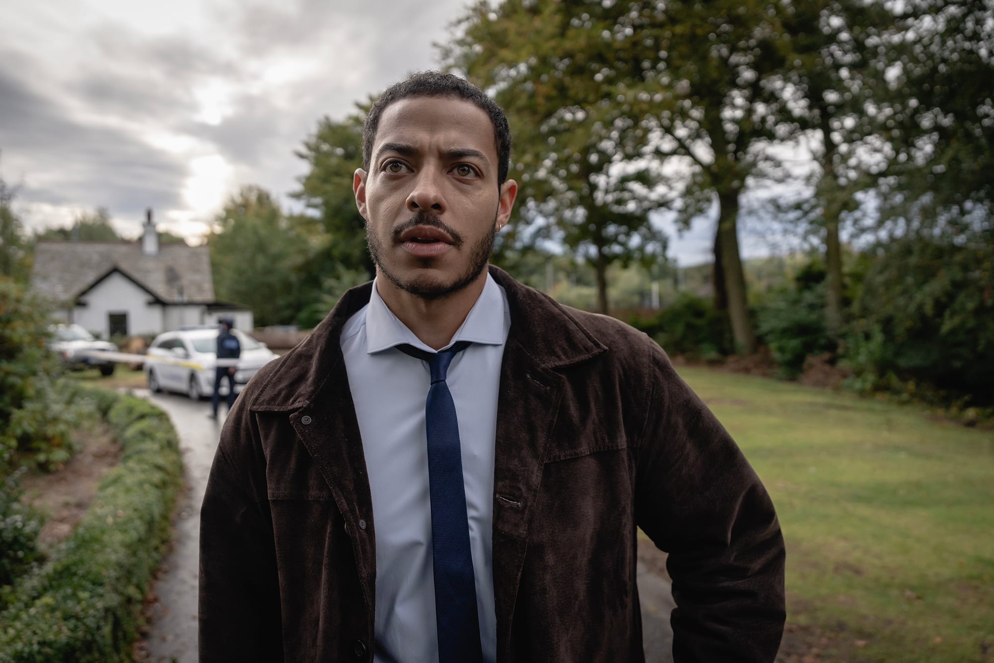 Daryl McCormack as Det Colman Akande in 'The Woman in the Wall'