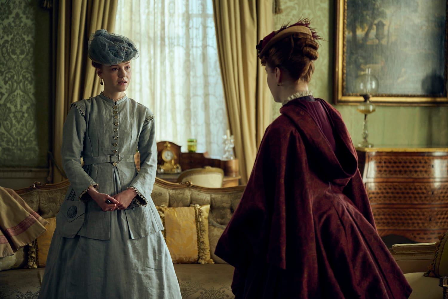 Harriet Slater and Hannah Onslow in "Belgravia: The Next Chaper"