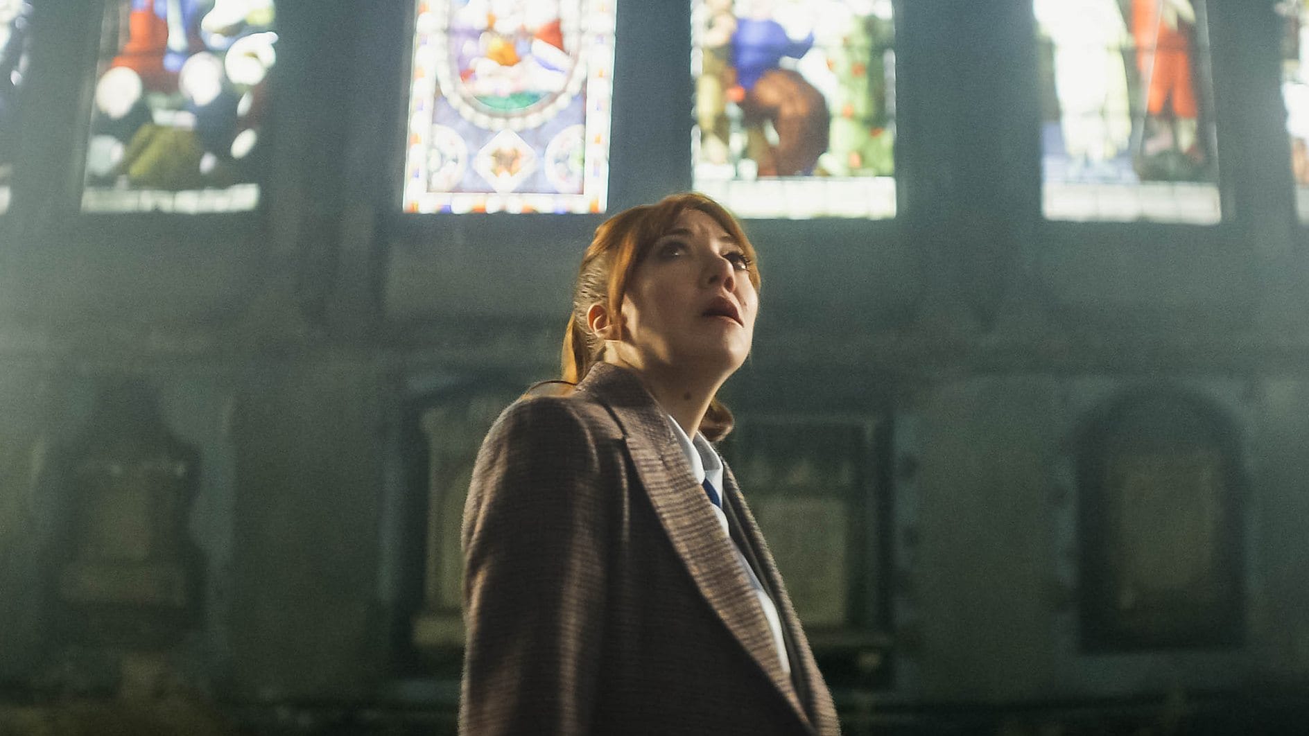 Diane Morgan as the bewildered Philomena Cunk in 'Cunk's Quest For Meaning'