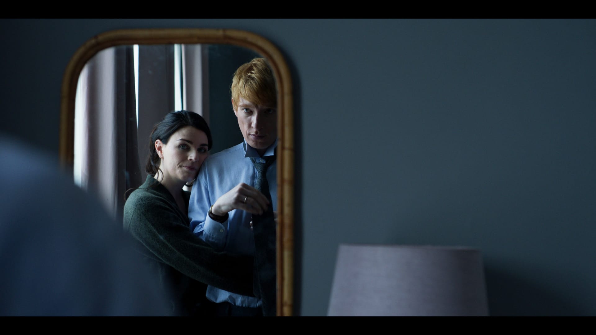 Domhnall Gleeson as Jack, Aisling Bea as Lynn in 'Alice & Jack' 
