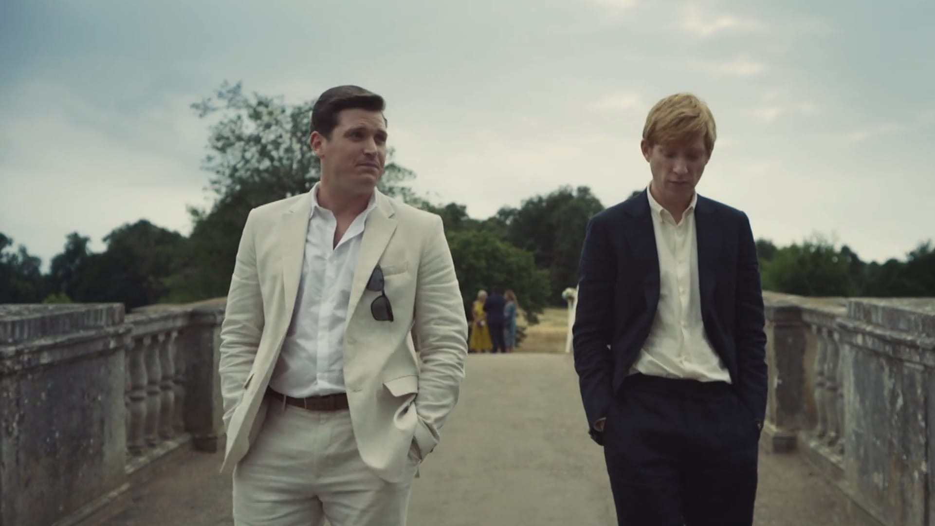 Tommy McDonnell as Danny and Domhnall Gleeson as Jack in 'Alice & Jack' 