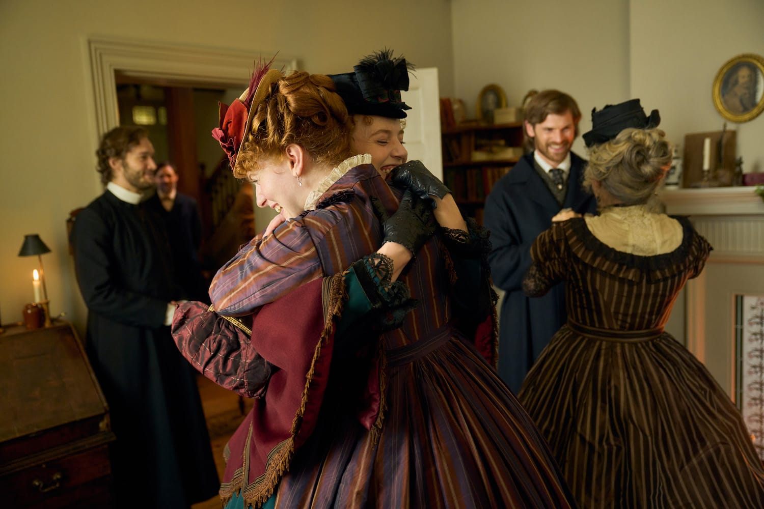 Hannah Onslow and Harriet Slater in "Belgravia: The Next Chapter"