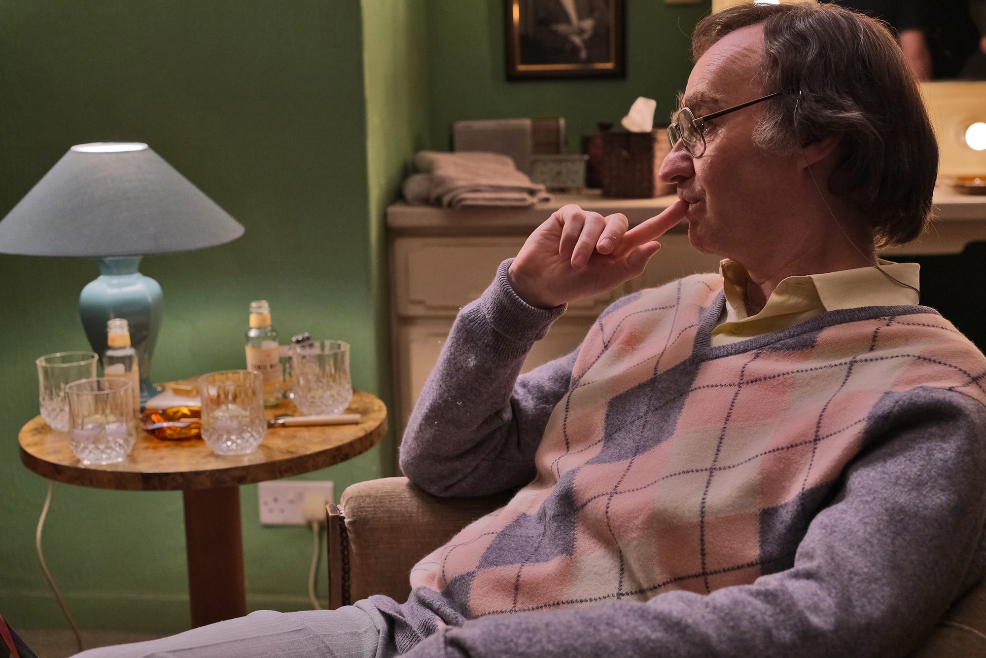 Mark Gatiss as Larry Grayson in 'Nolly'