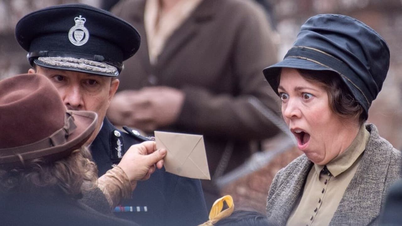 Olivia Colman as Edith Swann is shocked! shocked! at all the swearing going on in 'Wicked Little Letters'